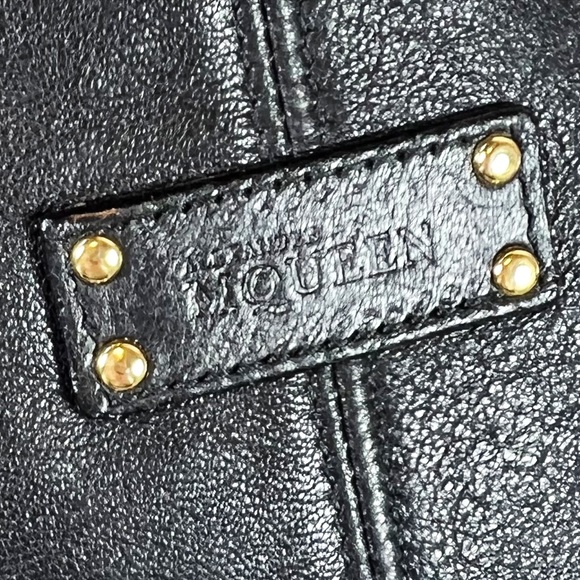 Alexander McQueen Mini Black Leather Mantra Clutch - Picture 5 of 10
